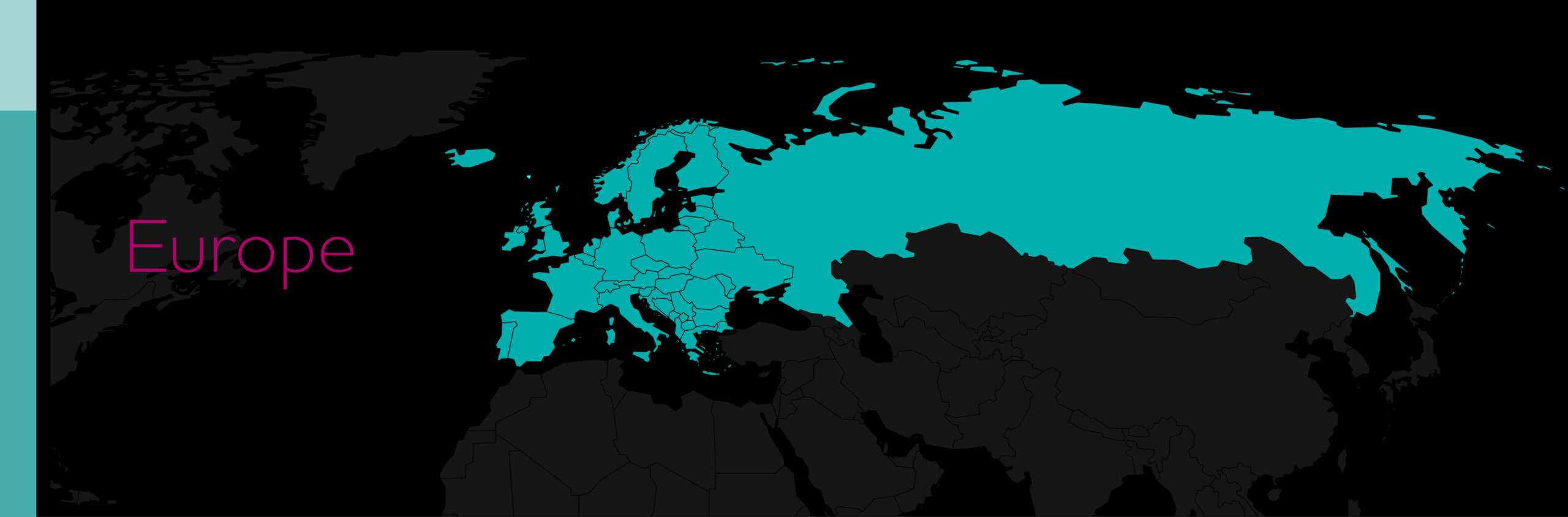 map of Europe region