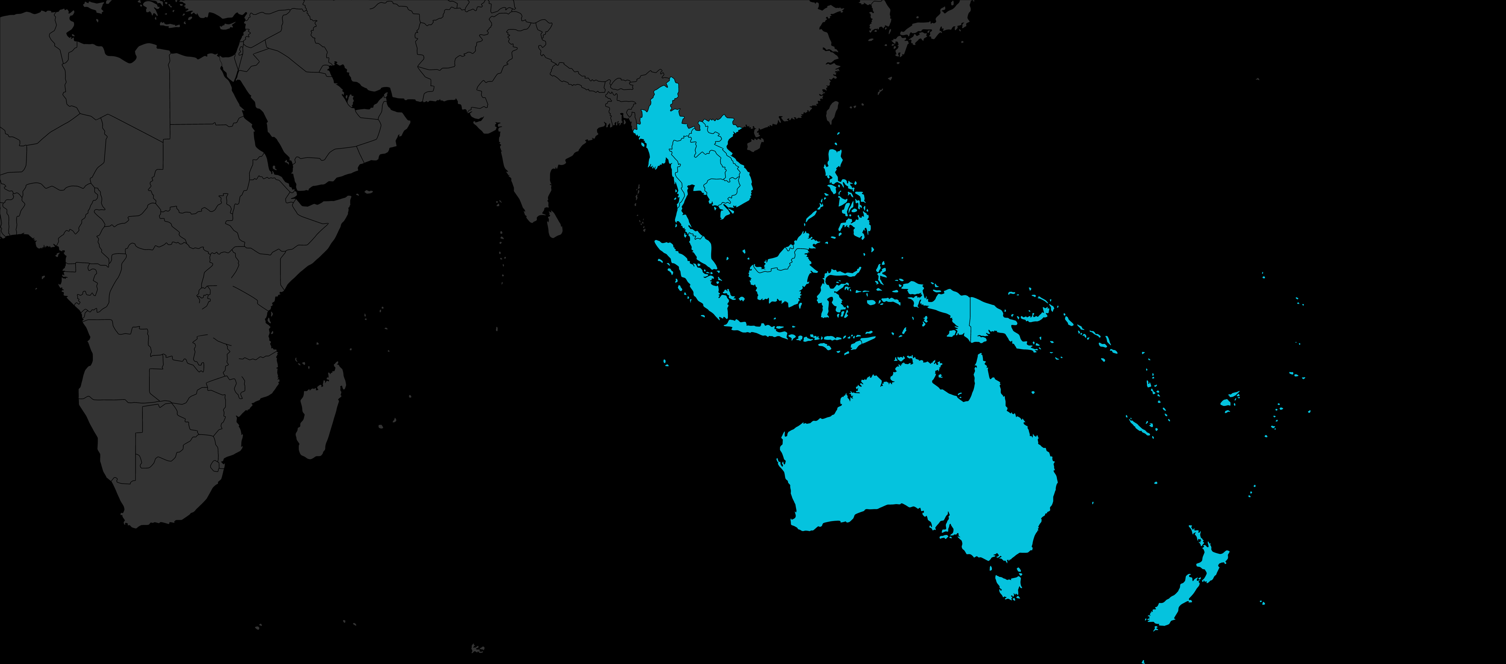 Americas Region Map