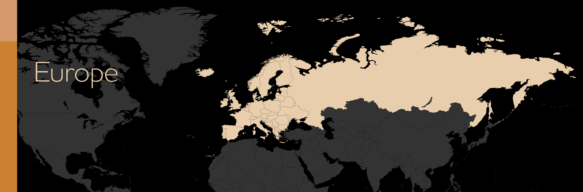 map of Europe region