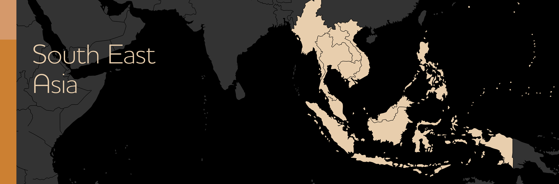 Map of Central South Asia